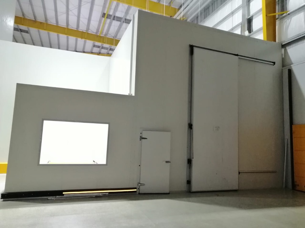 Refrigeration evaporator inside Connect Logistics multi-temperature cold storage warehouse Karachi