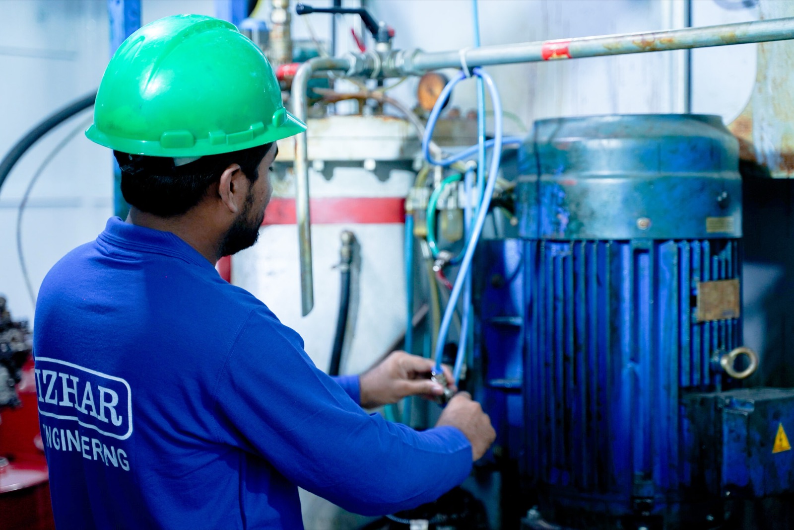 Refrigeration evaporator installed in industrial cold store — Pakistan cold-chain project