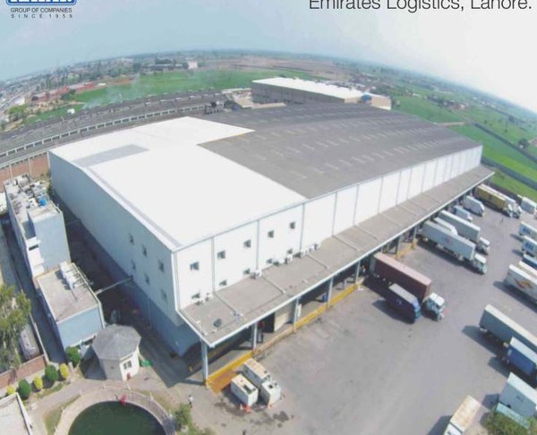 Emirates Logistics Lahore — multi-temperature 3PL cold store with loading dock built by Izhar Foster